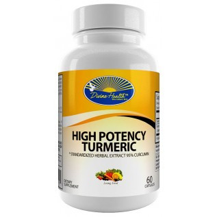 Divine Health High Potency Turmeric 60 Capsules