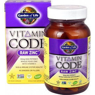 Garden Of Life Vitamin Code Raw Zinc 60 V-Capsules