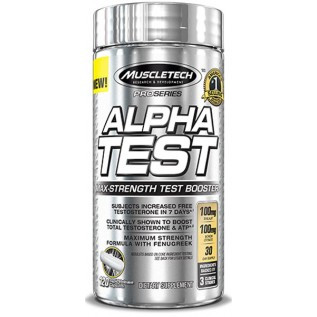 MuscleTech Alpha Test 120 Rapid Release Capsules