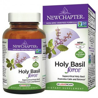 New Chapter Holy Basil Force 60 Liquid V-Capsules