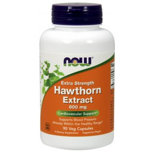 Now Extra Strength Hawthorn Extract 600 mg 90 Capsules
