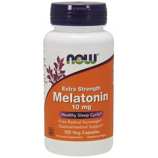 Now Extra Strength Melatonin 10 MG 100 V-Capsules