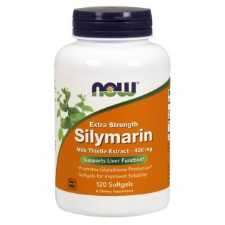 Now Extra Strength Silymarin 450 mg 120 Capsules