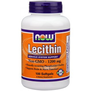 Now Lecithin 1200 mg 1200mg-400 Softgels
