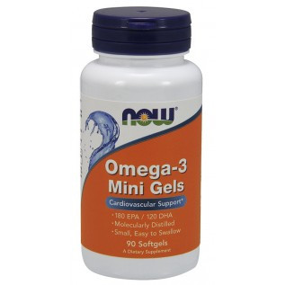 Now Omega-3 Mini Gels 180 Softgels