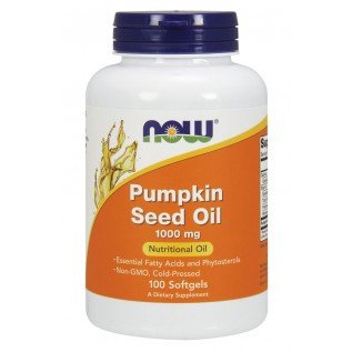 Now Pumpkin Seed Oil 1000 mg 1000mg-100 Softgels