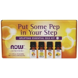 Now Put Some Pep In Your Step Essential Oil Kit 4 Bottles