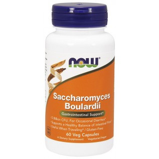 Now Saccharomyces Boulardii 60 V-Capsules