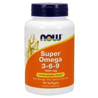 Now Super Omega 3-6-9 180 Softgels