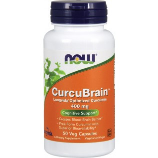 Now CurcuBrain 50 V-Capsules