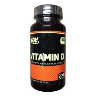 Optimum Nutrition Vitamin-D 5000 IU 200 Softgels