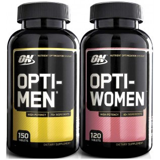 Optimum Nutrition Opti Men - Opti-Women 2 Bottles