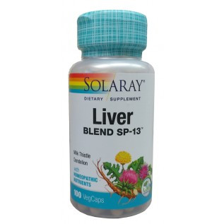 Solaray Liver Blend SP-13 100 Capsules