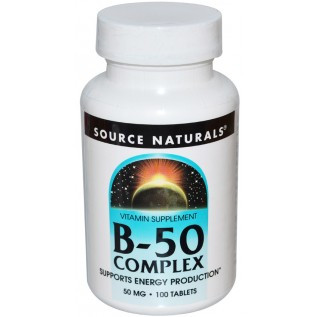 Source Naturals B-50 Complex 100 Tablets