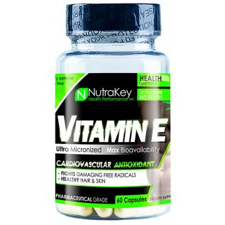 NutraKey Vitamin E 60 V-Capsules