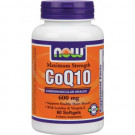 Now CoQ10 High Potency 600 mg 600mg-60 Softgels