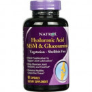 Natrol Hyaluronic Acid MSM - Glucosamine 90 Capsules