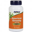 Now American Ginseng 500 MG 100 Capsules