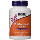 Now D-Mannose 500 mg 120 V-Capsules