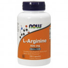 Now L-Arginine 500mg-250 Capsules