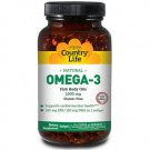 Country Life Omega-3 Fish Oil 1000 mg 200 Softgels